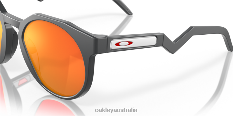 HSTN (Low Bridge Fit) Prizm Ruby Lenses, Matte Carbon Frame Oakley2ZJX1009