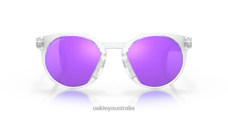 HSTN (Low Bridge Fit) Prizm Violet Lenses, Matte Clear Frame Oakley2ZJX1008
