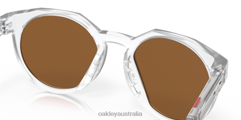 HSTN (Low Bridge Fit) Prizm Violet Lenses, Matte Clear Frame Oakley2ZJX1008
