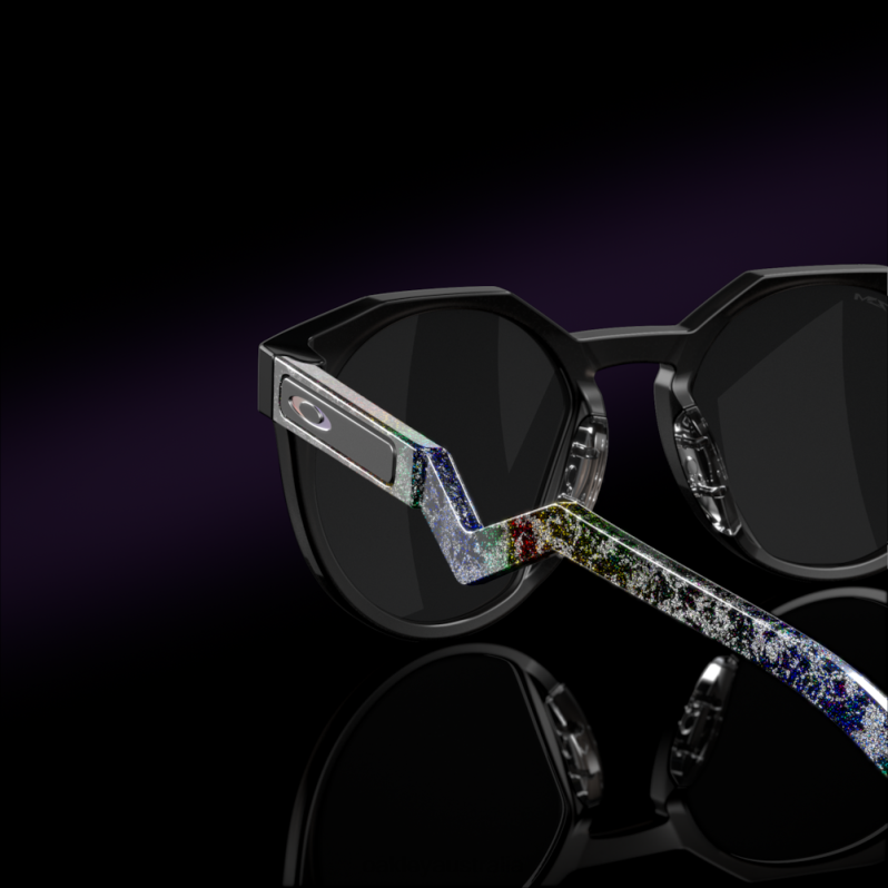 HSTN Verve Collection Prizm Black Polarized Lenses, Matte Grey Smoke Frame Oakley2ZJX1015