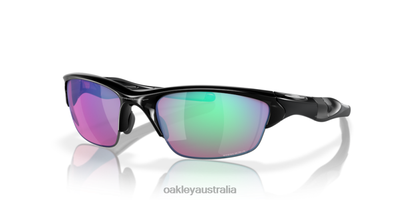 Half Jacket 2.0 (Low Bridge Fit) Prizm Golf Lenses, Polished Black Frame Oakley2ZJX681