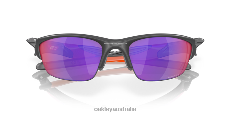 Half Jacket 2.0 (Low Bridge Fit) Prizm Road Lenses, Matte Dark Grey Frame Oakley2ZJX682