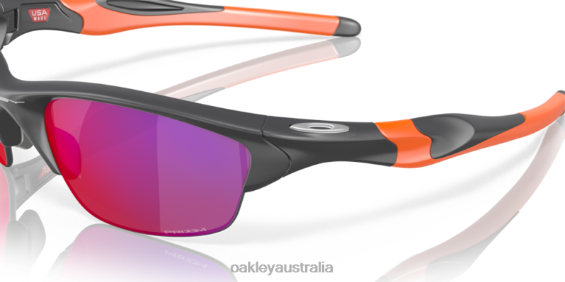 Half Jacket 2.0 (Low Bridge Fit) Prizm Road Lenses, Matte Dark Grey Frame Oakley2ZJX682