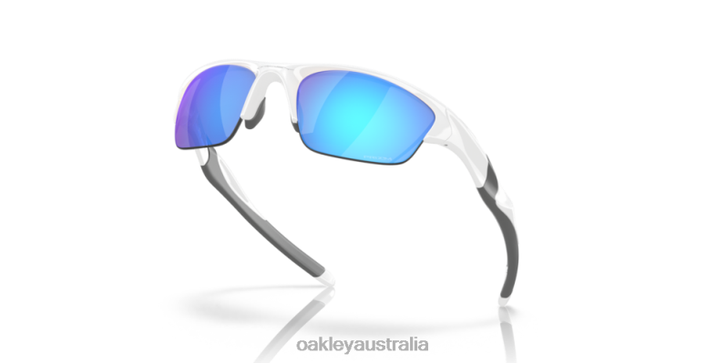 Half Jacket 2.0 (Low Bridge Fit) Prizm Sapphire Lenses, White Frame Oakley2ZJX684