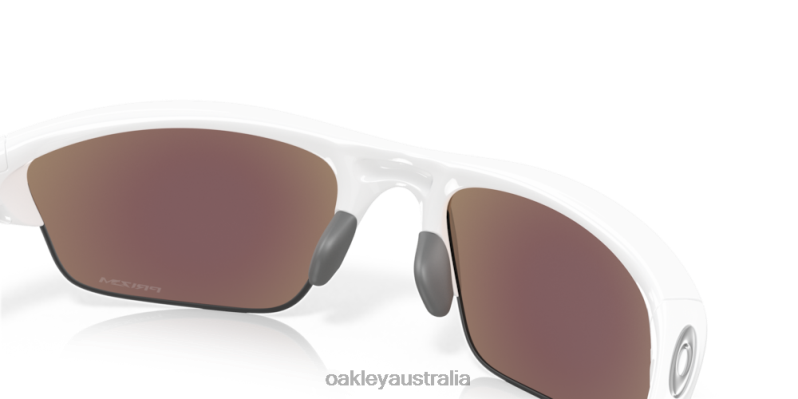 Half Jacket 2.0 (Low Bridge Fit) Prizm Sapphire Lenses, White Frame Oakley2ZJX684