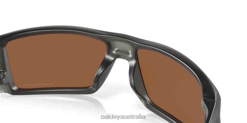 Heliostat Prizm Tungsten Polarized Lenses, Matte Grey Smoke Frame Oakley2ZJX757