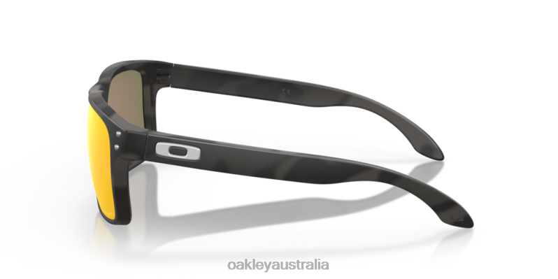 Holbrook Black Camo Collection Prizm Ruby Lenses, Black Camo Frame Oakley2ZJX58