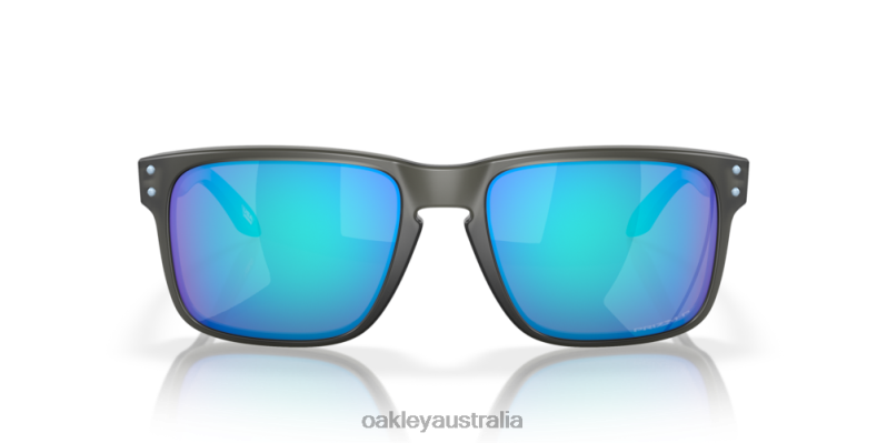 Holbrook Encircle Collection Prizm Sapphire Polarized Lenses, Matte Grey Smoke Frame Oakley2ZJX621