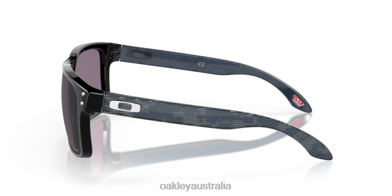 Holbrook High Resolution Collection Prizm Grey Lenses, Polished Black Frame Oakley2ZJX624