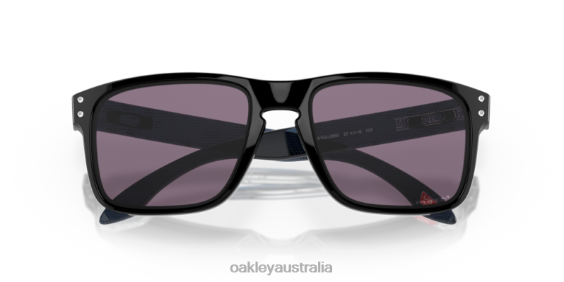 Holbrook High Resolution Collection Prizm Grey Lenses, Polished Black Frame Oakley2ZJX624