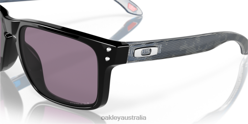 Holbrook High Resolution Collection Prizm Grey Lenses, Polished Black Frame Oakley2ZJX624