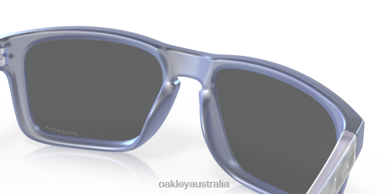 Holbrook (Low Bridge Fit) Discover Collection Prizm Black Lenses, Dark Matte Stonewash Opaline Frame Oakley2ZJX801