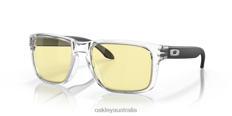 Holbrook (Low Bridge Fit) Gaming Collection Prizm Gaming Lenses, Clear Frame Oakley2ZJX257