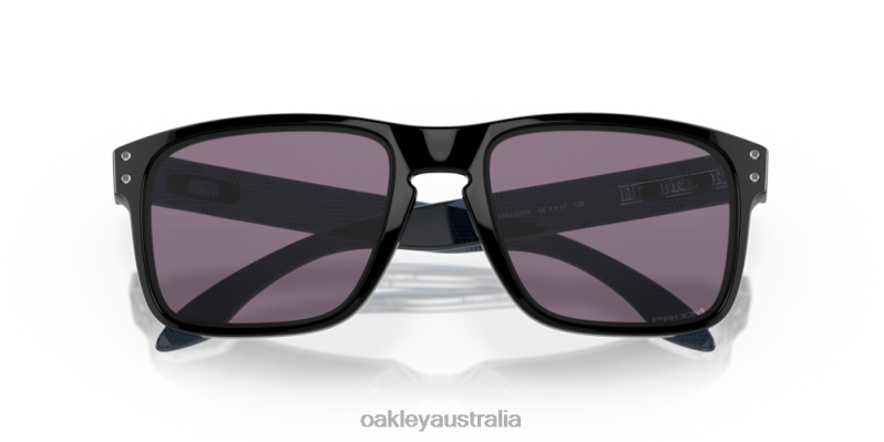 Holbrook (Low Bridge Fit) High Resolution Collection Prizm Grey Lenses, Polished Black Frame Oakley2ZJX803