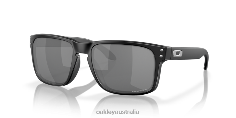 Holbrook (Low Bridge Fit) Prizm Black Lenses, Matte Black Frame Oakley2ZJX788