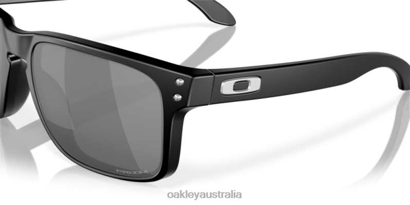 Holbrook (Low Bridge Fit) Prizm Black Lenses, Matte Black Frame Oakley2ZJX788