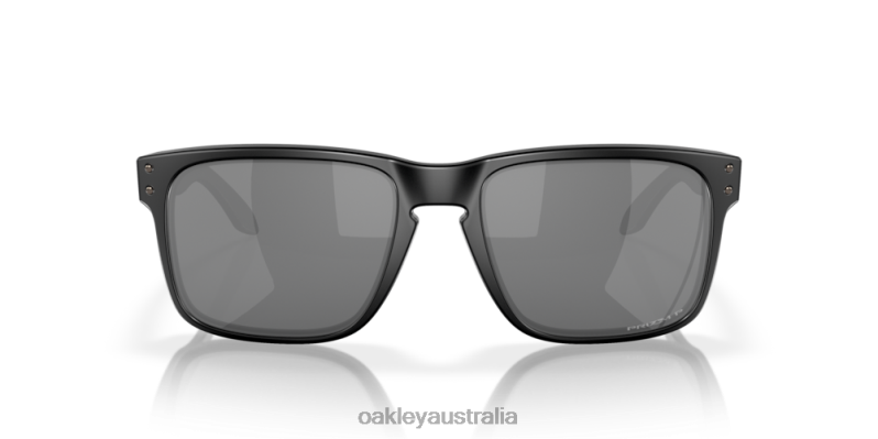 Holbrook (Low Bridge Fit) Prizm Black Polarized Lenses, Matte Black Frame Oakley2ZJX787