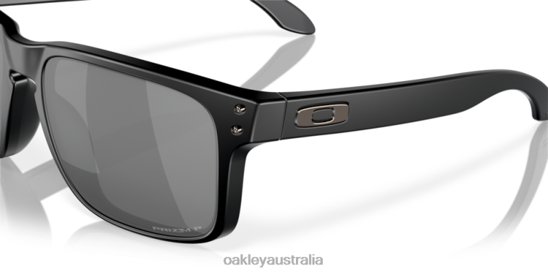 Holbrook (Low Bridge Fit) Prizm Black Polarized Lenses, Matte Black Frame Oakley2ZJX787