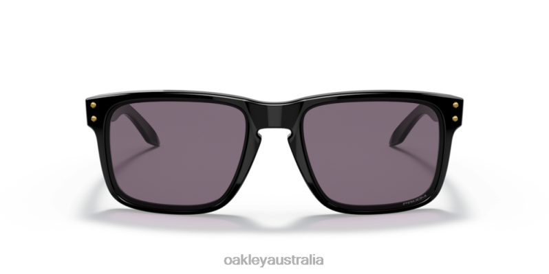 Holbrook (Low Bridge Fit) Prizm Grey Lenses, Polished Black Frame Oakley2ZJX795
