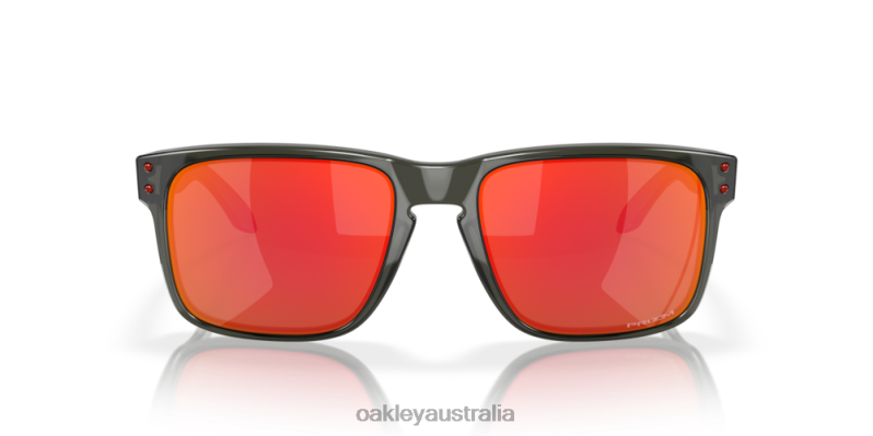 Holbrook (Low Bridge Fit) Prizm Ruby Lenses, Grey Smoke Frame Oakley2ZJX789