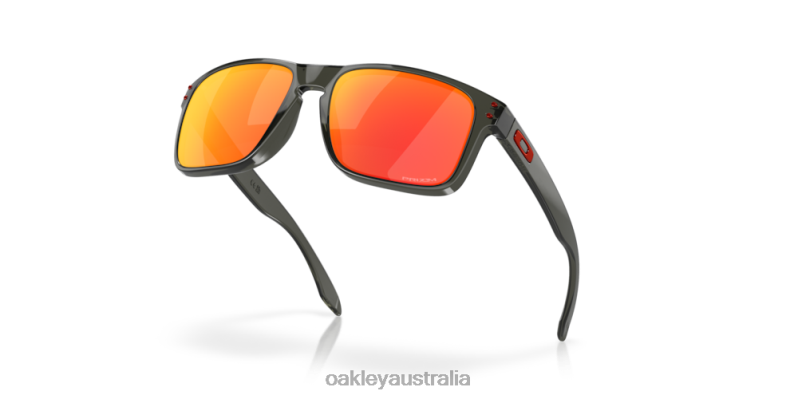 Holbrook (Low Bridge Fit) Prizm Ruby Lenses, Grey Smoke Frame Oakley2ZJX789