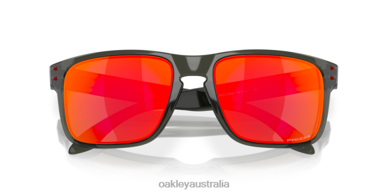 Holbrook (Low Bridge Fit) Prizm Ruby Lenses, Grey Smoke Frame Oakley2ZJX789