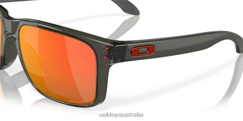 Holbrook (Low Bridge Fit) Prizm Ruby Lenses, Grey Smoke Frame Oakley2ZJX789