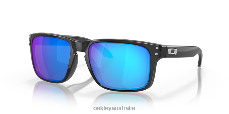 Holbrook (Low Bridge Fit) Prizm Sapphire Polarized Lenses, Black Ink Frame Oakley2ZJX798