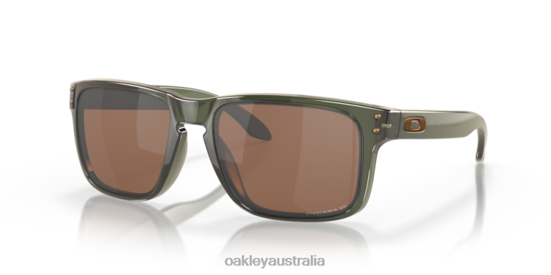 Holbrook (Low Bridge Fit) Prizm Tungsten Polarized Lenses, Olive Ink Frame Oakley2ZJX799