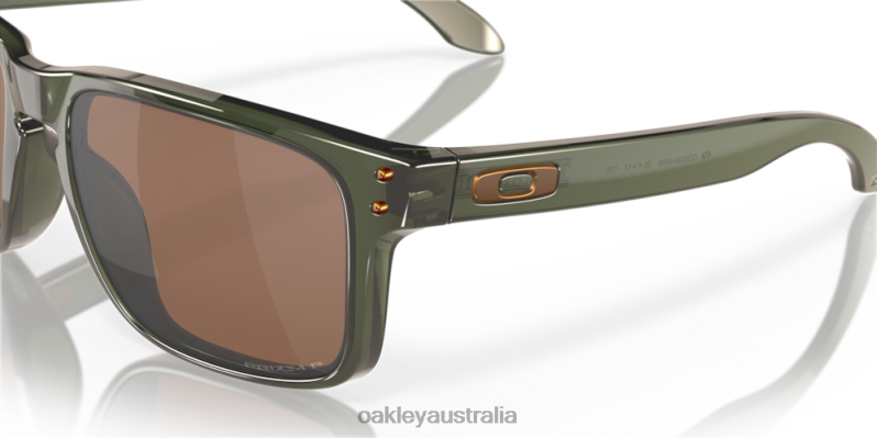 Holbrook (Low Bridge Fit) Prizm Tungsten Polarized Lenses, Olive Ink Frame Oakley2ZJX799
