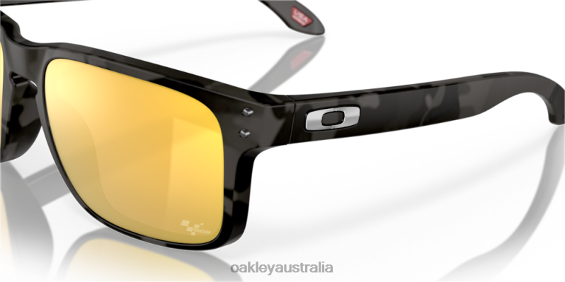 Holbrook MotoGP Collection Prizm 24K Polarized Lenses, Matte Black Tortoise Frame Oakley2ZJX635