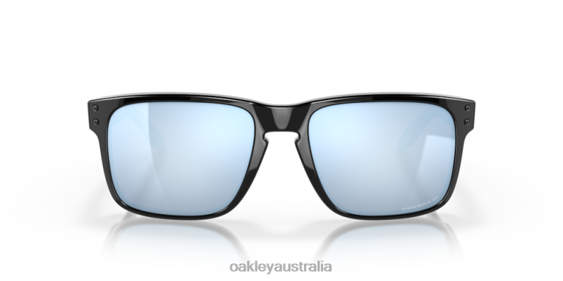 Holbrook Prizm Deep Water Polarized Lenses, Polished Black Frame Oakley2ZJX51
