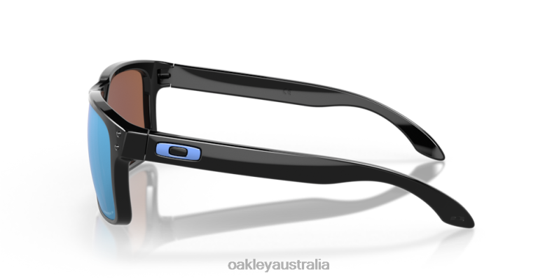 Holbrook Prizm Deep Water Polarized Lenses, Polished Black Frame Oakley2ZJX51
