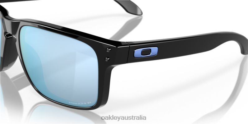 Holbrook Prizm Deep Water Polarized Lenses, Polished Black Frame Oakley2ZJX51