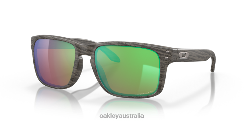Holbrook Woodgrain Collection Prizm Shallow Water Polarized Lenses, Woodgrain Frame Oakley2ZJX65