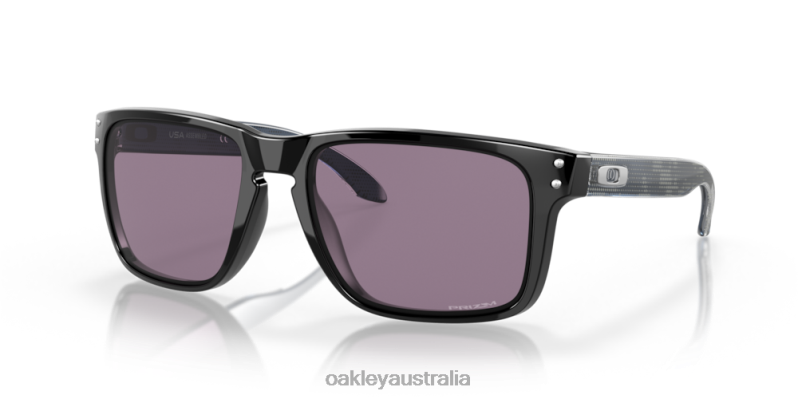 Holbrook XL High Resolution Collection Prizm Grey Lenses, Polished Black Frame Oakley2ZJX935