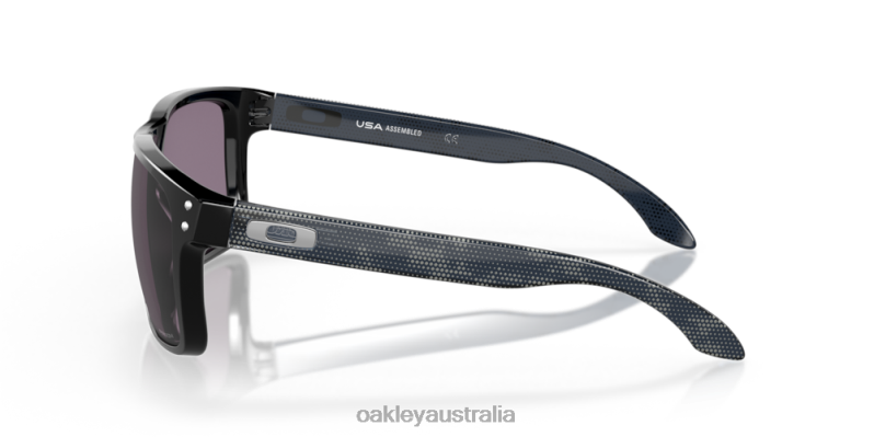 Holbrook XL High Resolution Collection Prizm Grey Lenses, Polished Black Frame Oakley2ZJX935