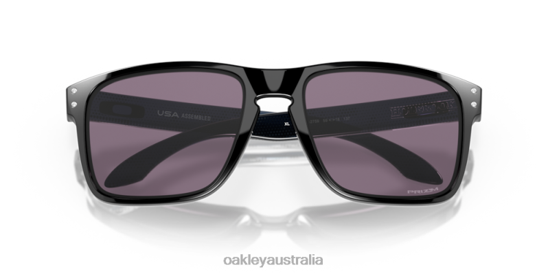 Holbrook XL High Resolution Collection Prizm Grey Lenses, Polished Black Frame Oakley2ZJX935