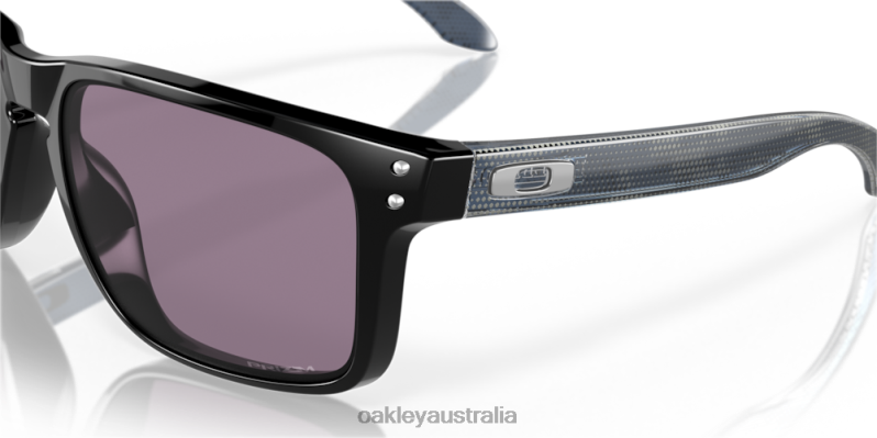 Holbrook XL High Resolution Collection Prizm Grey Lenses, Polished Black Frame Oakley2ZJX935