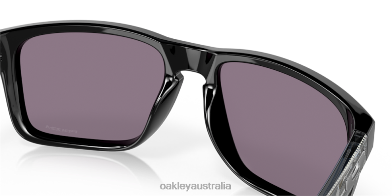 Holbrook XL High Resolution Collection Prizm Grey Lenses, Polished Black Frame Oakley2ZJX935