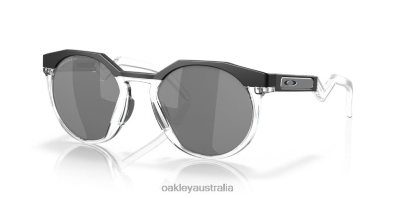 Hstn (Low Bridge Fit) Prizm Black Polarized Lenses, Matte Black Frame Oakley2ZJX783