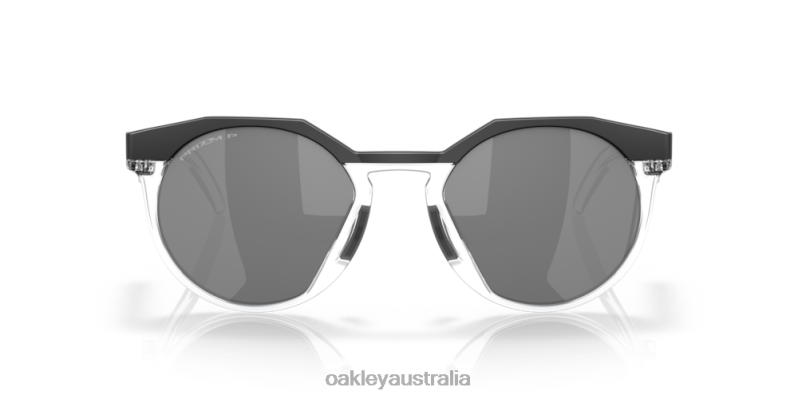 Hstn (Low Bridge Fit) Prizm Black Polarized Lenses, Matte Black Frame Oakley2ZJX783
