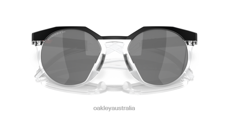 Hstn (Low Bridge Fit) Prizm Black Polarized Lenses, Matte Black Frame Oakley2ZJX783