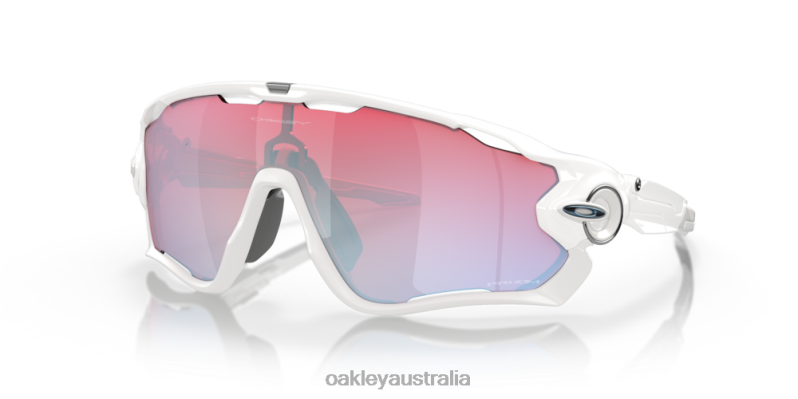 Jawbreaker Prizm Snow Collection Prizm Snow Sapphire Lenses, Polished White Frame Oakley2ZJX881