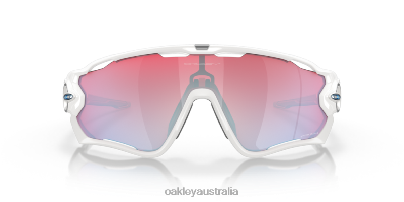 Jawbreaker Prizm Snow Collection Prizm Snow Sapphire Lenses, Polished White Frame Oakley2ZJX881