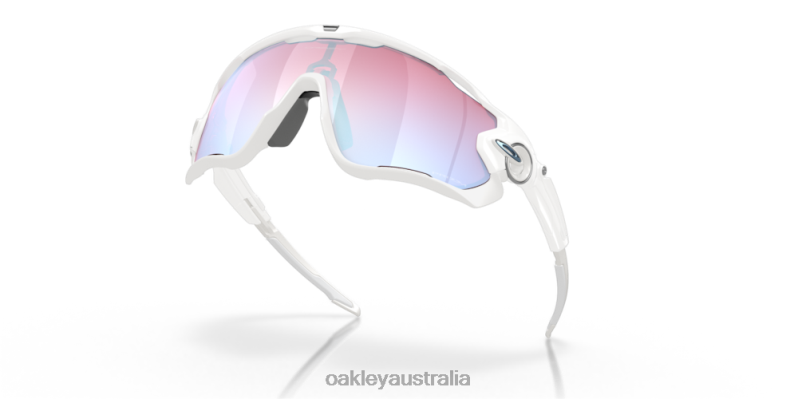 Jawbreaker Prizm Snow Collection Prizm Snow Sapphire Lenses, Polished White Frame Oakley2ZJX881