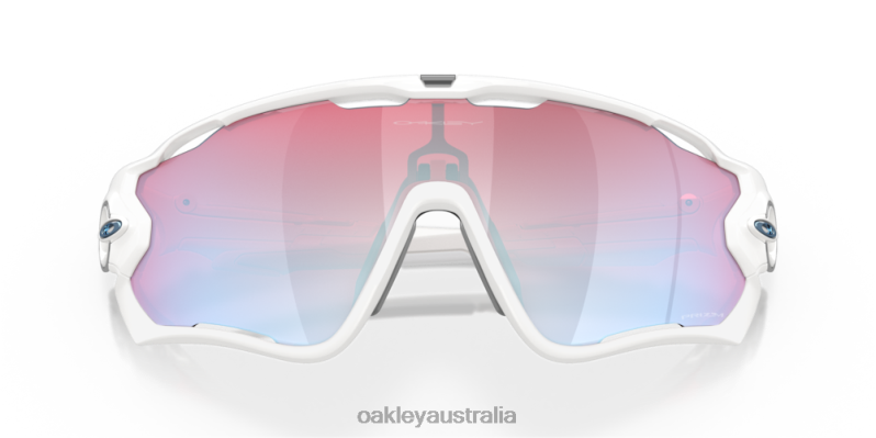 Jawbreaker Prizm Snow Collection Prizm Snow Sapphire Lenses, Polished White Frame Oakley2ZJX881