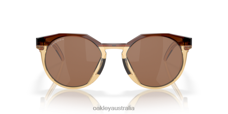 Kylian Mbappe Signature Series HSTN (Low Bridge Fit) Prizm Tungsten Lenses, Dark Amber/Light Curry Frame Oakley2ZJX785
