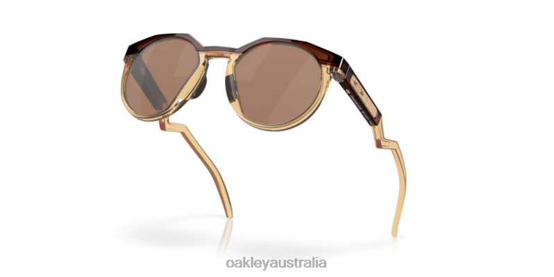 Kylian Mbappe Signature Series HSTN (Low Bridge Fit) Prizm Tungsten Lenses, Dark Amber/Light Curry Frame Oakley2ZJX785