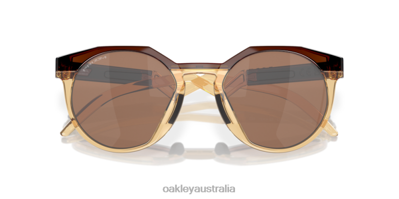 Kylian Mbappe Signature Series HSTN (Low Bridge Fit) Prizm Tungsten Lenses, Dark Amber/Light Curry Frame Oakley2ZJX785